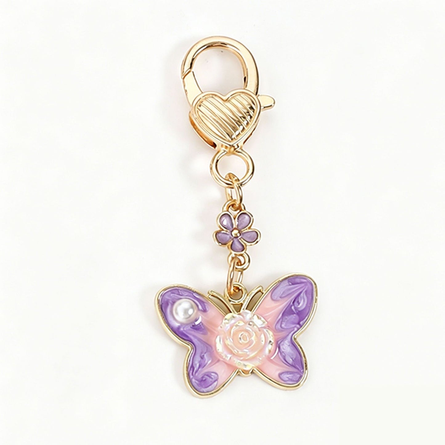 Heart Shape Key Chain Made Of Durable Alloy, Stylish And Perfect For Everyday Use
