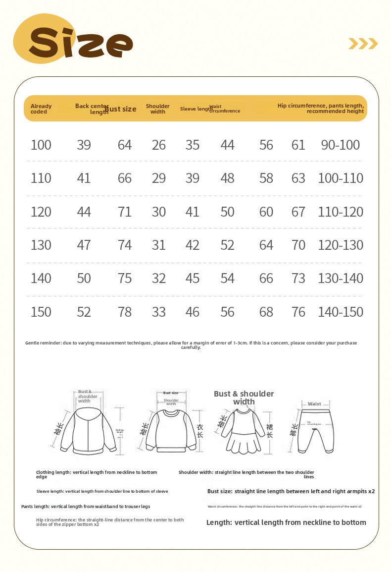 Cute Cartoon Cotton Girls' Pant Co-ord Set With Long Sleeve, 2 Pieces Kids Clothing Set