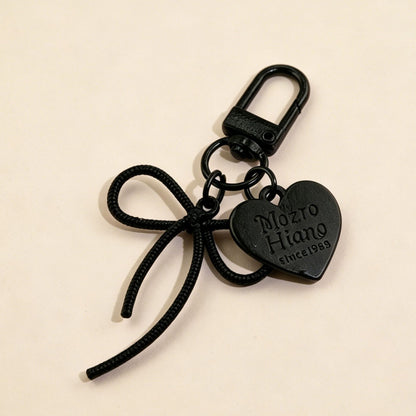 Bow Tie Bag Charm Key Chain In Colour, Featuring Durable Alloy Material