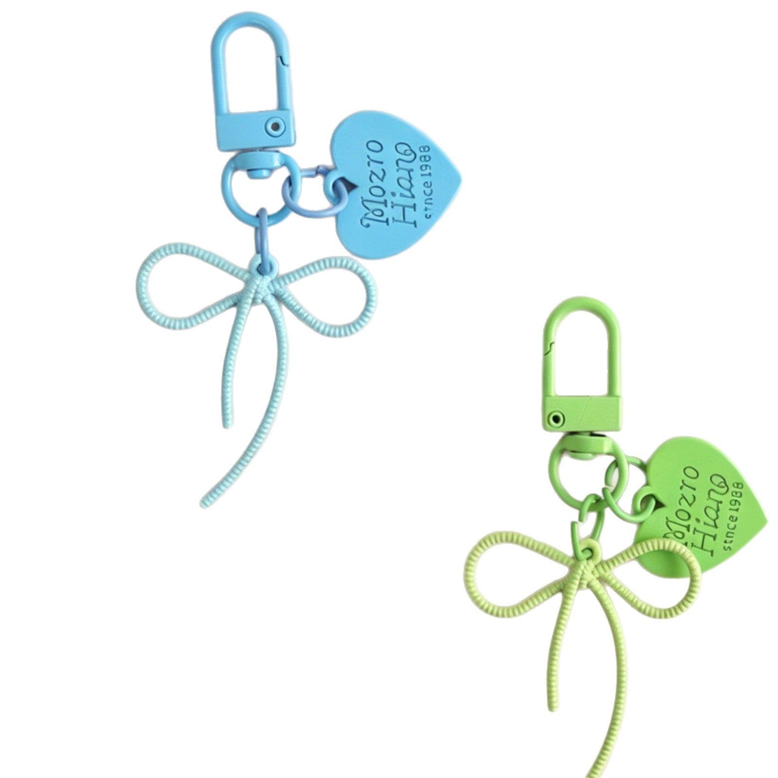 Bow Tie Bag Charm Key Chain In Colour, Featuring Durable Alloy Material