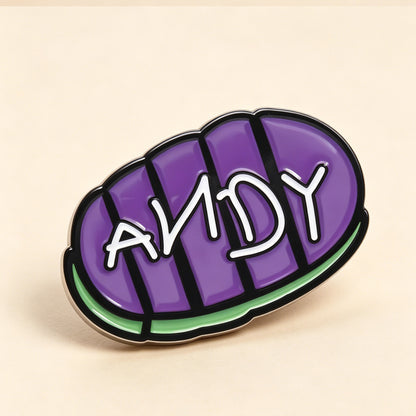 Letter Pin Made Of Alloy Featuring Stoving Varnish Finish