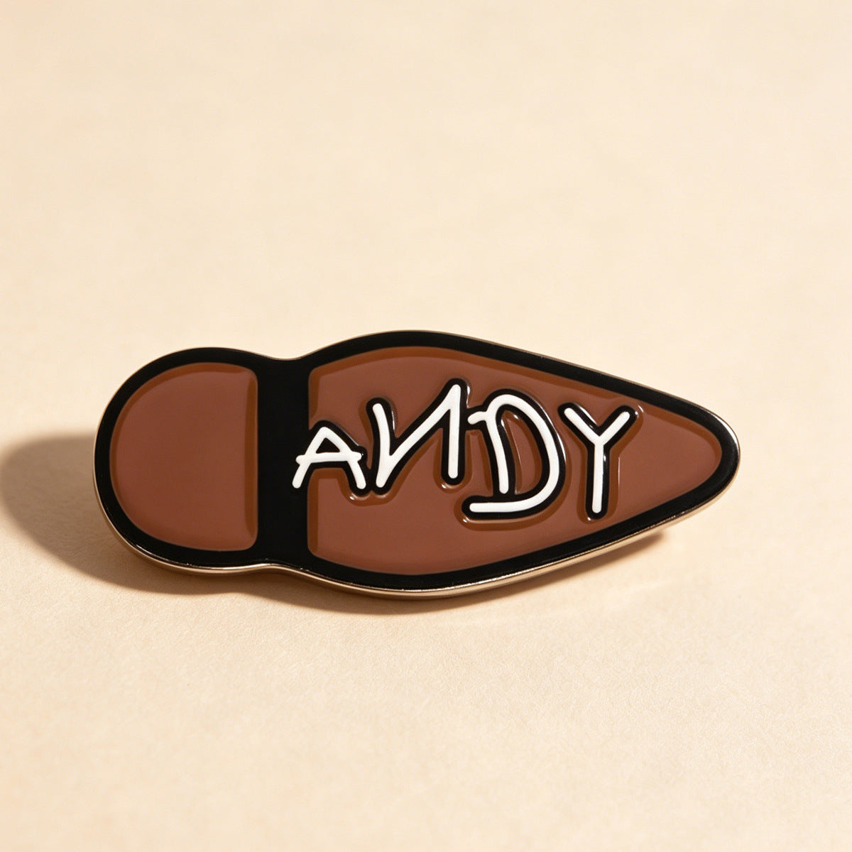 Letter Pin Made Of Alloy Featuring Stoving Varnish Finish