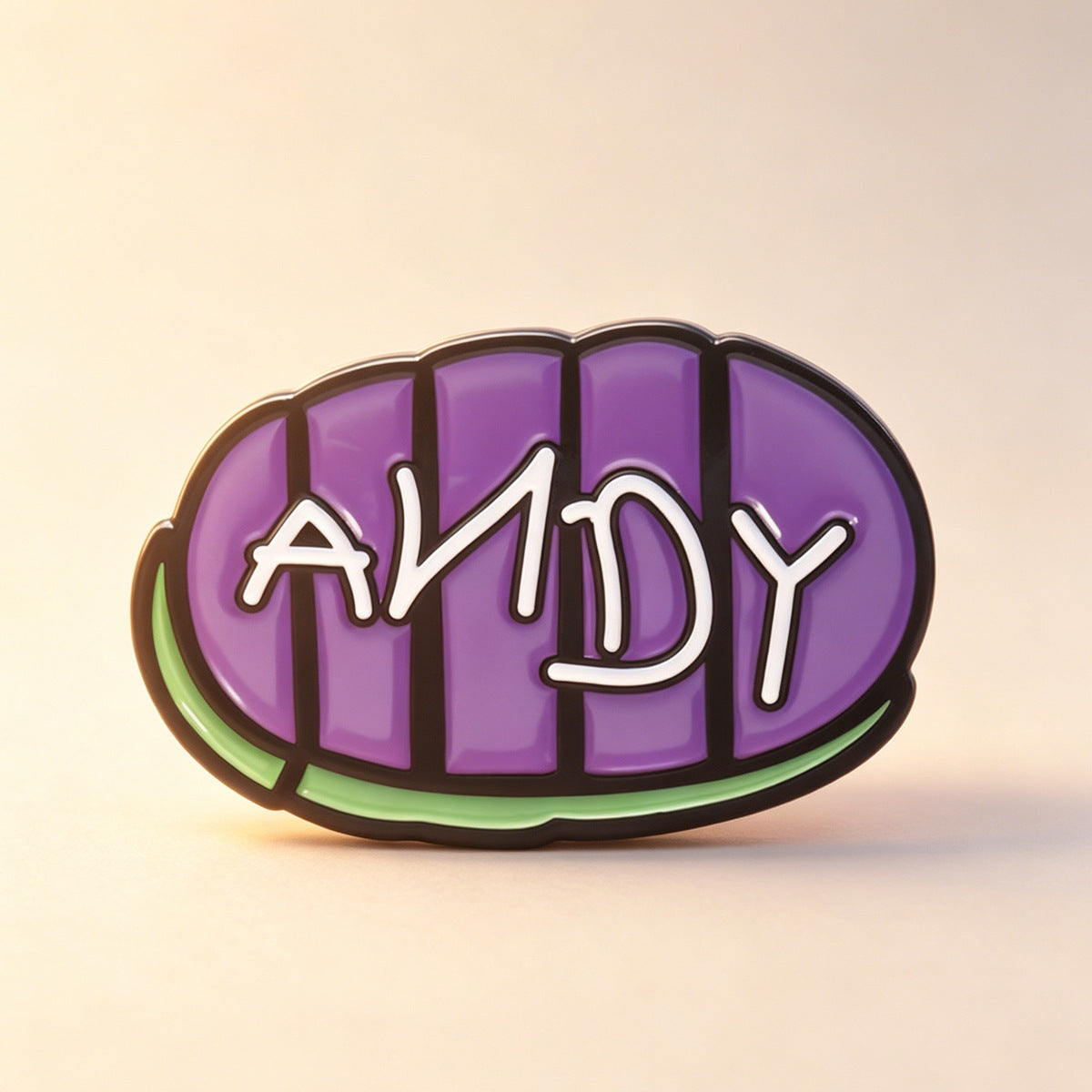 Letter Pin Made Of Alloy Featuring Stoving Varnish Finish