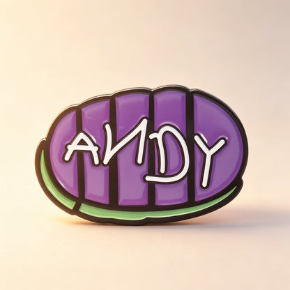 Letter Pin Made Of Alloy Featuring Stoving Varnish Finish