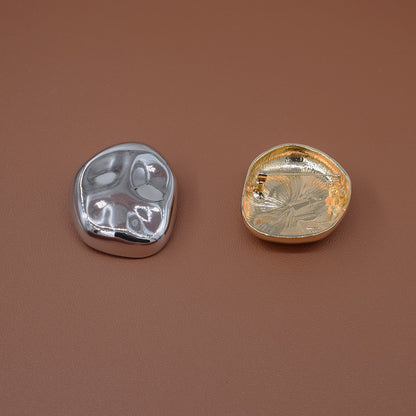 Irregular Pin Made Of Alloy With Electroplated Finish, Available In Gold