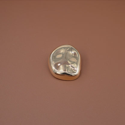 Irregular Pin Made Of Alloy With Electroplated Finish, Available In Gold