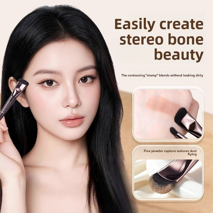 Foundation Brush With Plastic Handle, 1 Piece Makeup Tool For Smooth Application