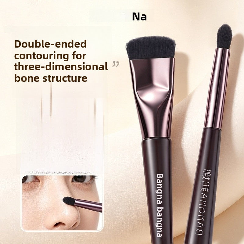 Foundation Brush With Plastic Handle, 1 Piece Makeup Tool For Smooth Application