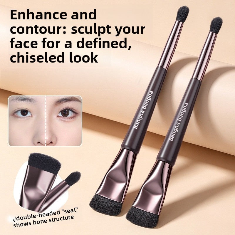 Foundation Brush With Plastic Handle, 1 Piece Makeup Tool For Smooth Application