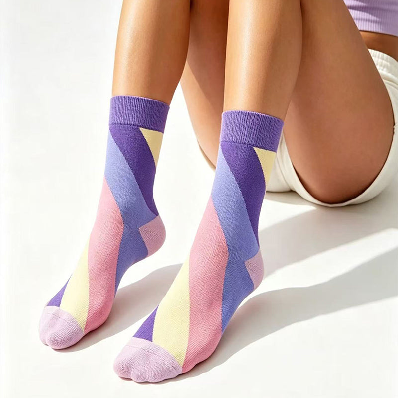 Women's Elastane Socks Offering Comfort And Stretch For Everyday Wear