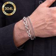 Steel Color [+1 Jewelry Cleaning Cloth]