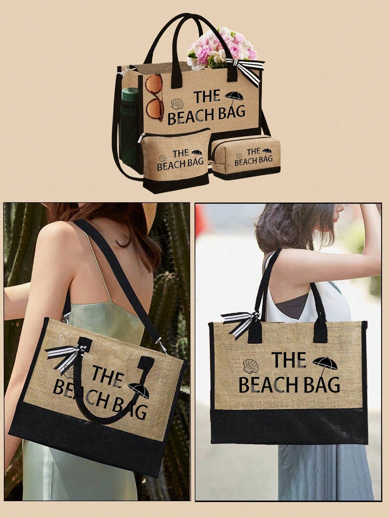 Unisex Square Polyester Shoulder Bag With Single Shoulder Strap, Printing Design, Suitable For All Seasons