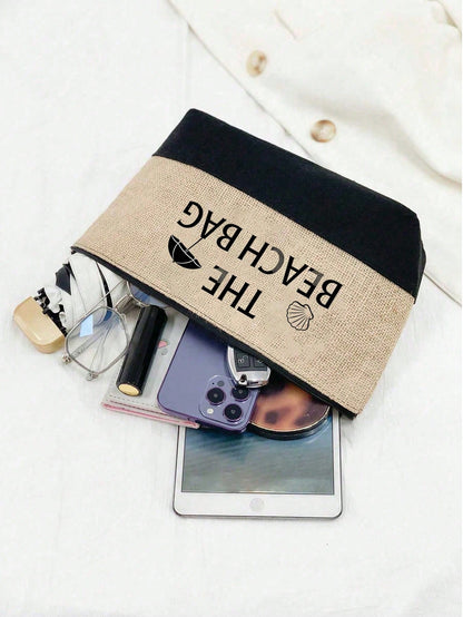 Unisex Square Polyester Shoulder Bag With Single Shoulder Strap, Printing Design, Suitable For All Seasons