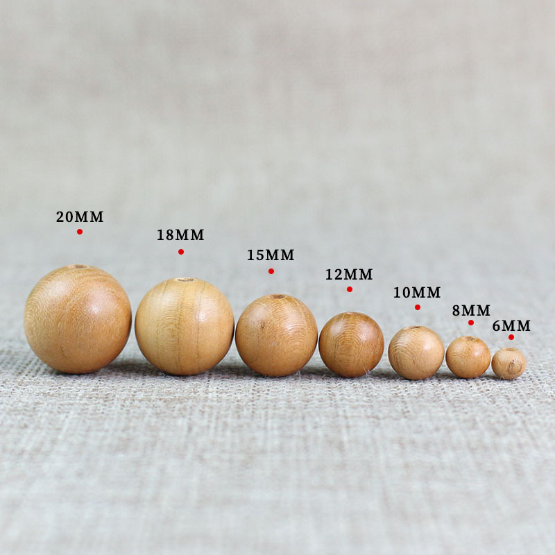 50 PCS Solid Wood Swirl Pattern Beads With 6-10mm Hole Size, Polished Finish For Jewelry Making In Ethnic Style