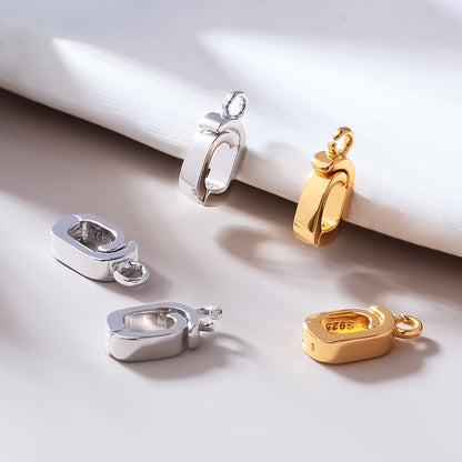 1 PCS 925 Sterling Silver Open Jump Rings Handmade Jewelry Accessories In Silver