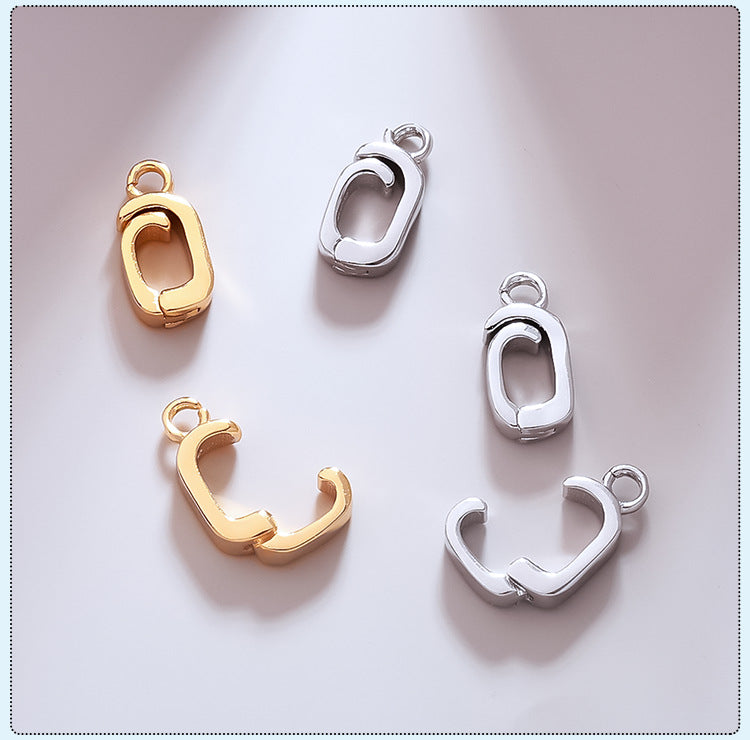 1 PCS 925 Sterling Silver Open Jump Rings Handmade Jewelry Accessories In Silver