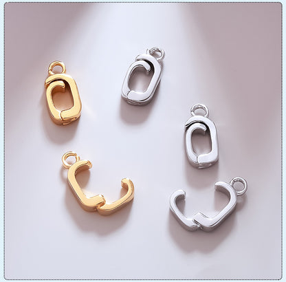 1 PCS 925 Sterling Silver Open Jump Rings Handmade Jewelry Accessories In Silver