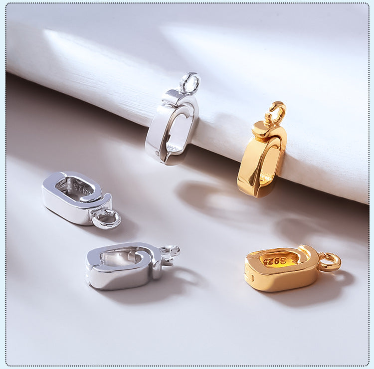 1 PCS 925 Sterling Silver Open Jump Rings Handmade Jewelry Accessories In Silver