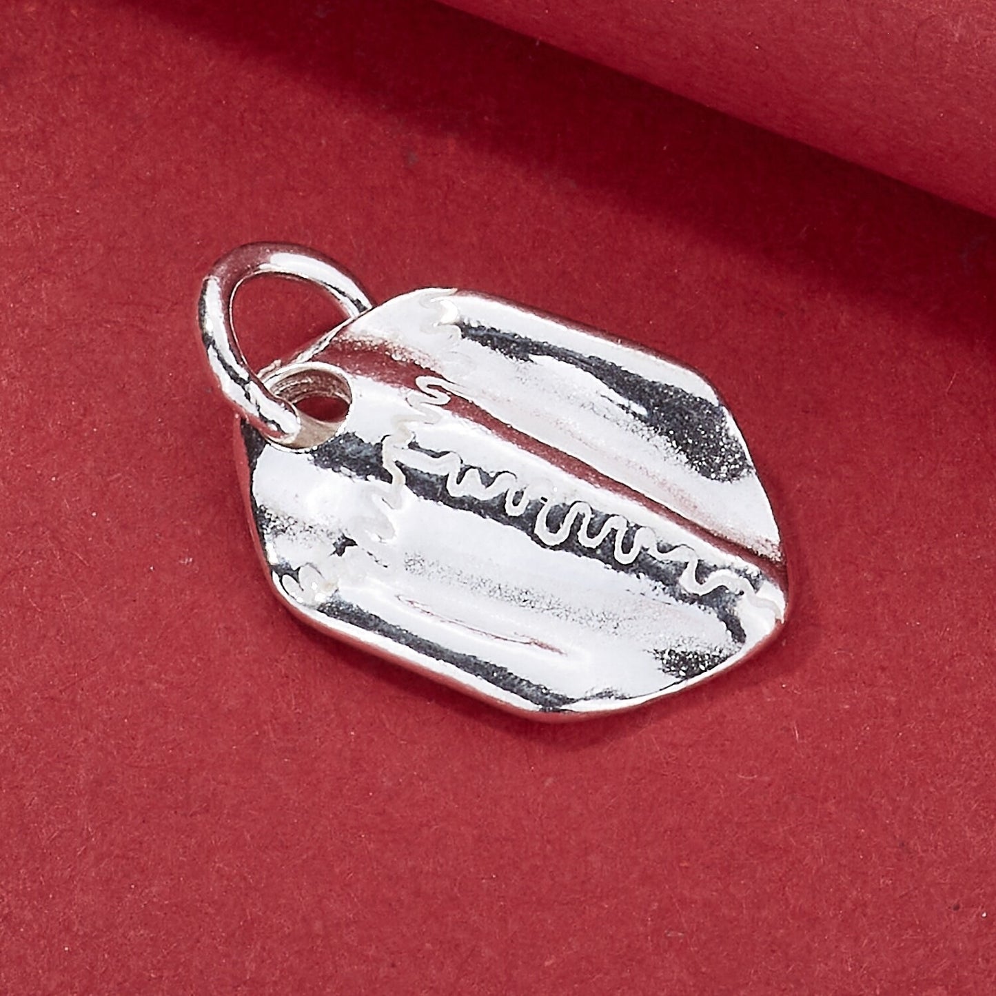 Polished 925 Sterling Silver Moon Pendant With Beads In White, Retro Style Jewelry Accessories