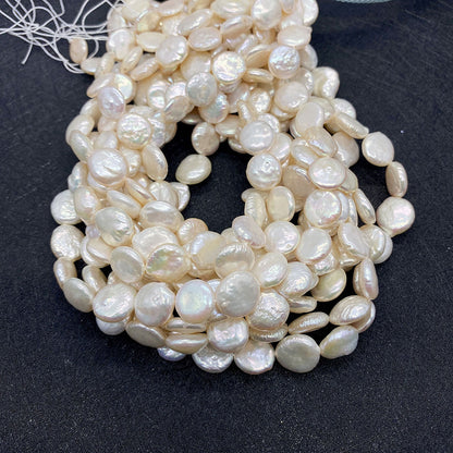 Freshwater Pearl Beads Featuring Polished Finish And Center-Drilled Holes In Baroque Style For Jewelry Making