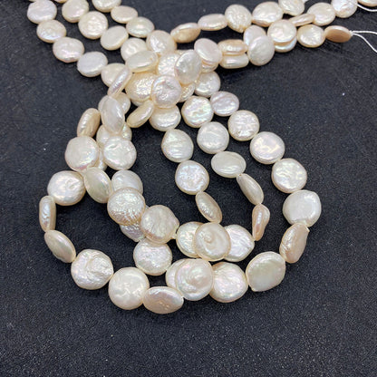 Freshwater Pearl Beads Featuring Polished Finish And Center-Drilled Holes In Baroque Style For Jewelry Making