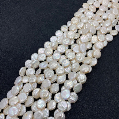 Freshwater Pearl Beads Featuring Polished Finish And Center-Drilled Holes In Baroque Style For Jewelry Making