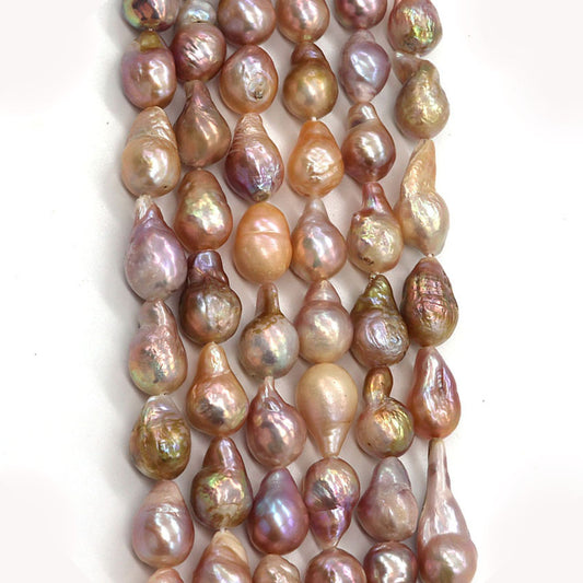 Natural Deep Purple Freshwater Pearl DIY Loose Pearls With 10-11mm Diameter For Jewelry Making