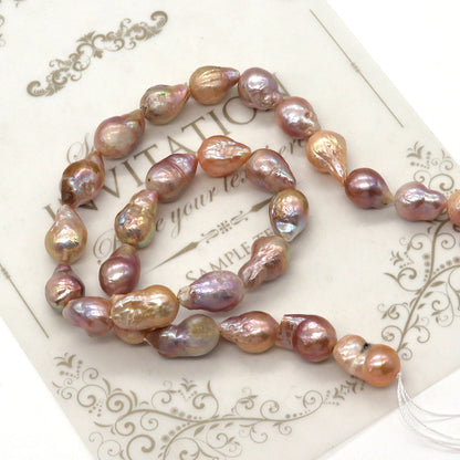 Irregular Baroque Style Freshwater Pearl Beads With 10mm Diameter For Jewelry Making