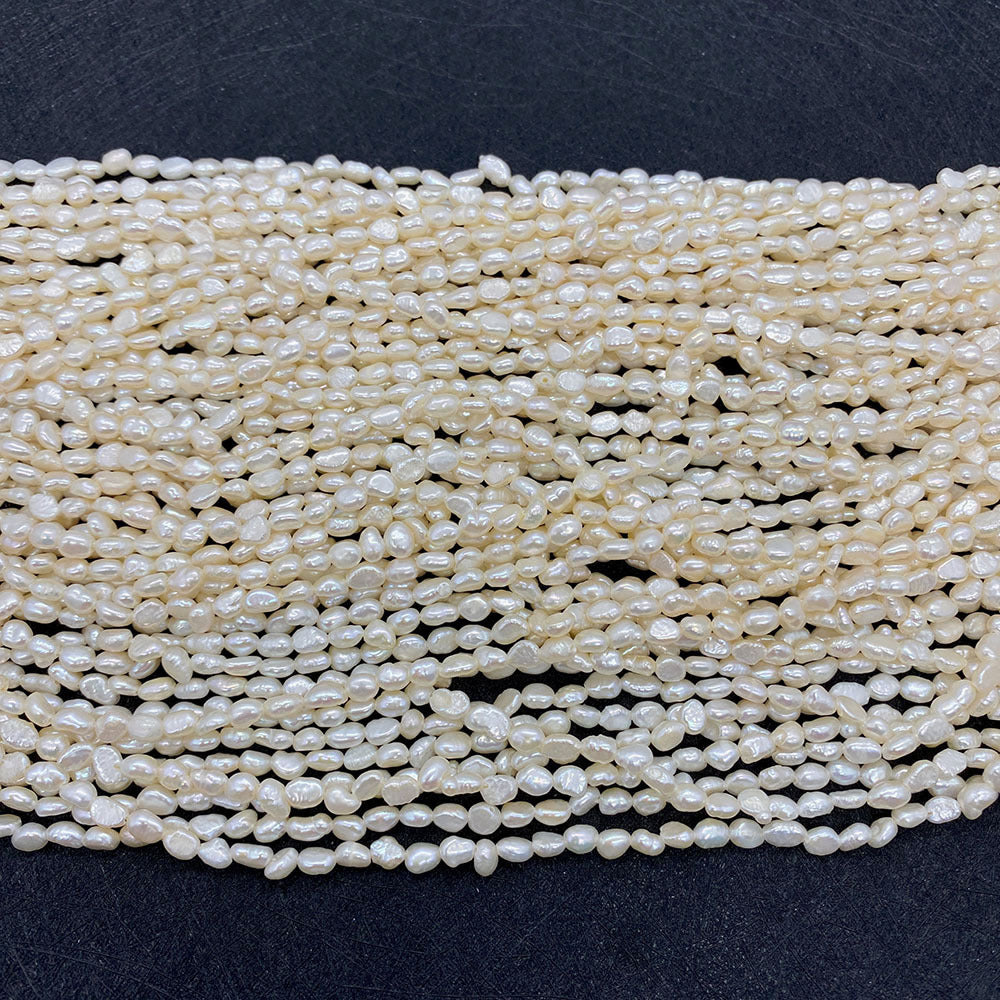 Polished Freshwater Pearl Beads With Smooth Surface And Irregular Craft, Hole Size 6~9.9mm For Jewelry Making