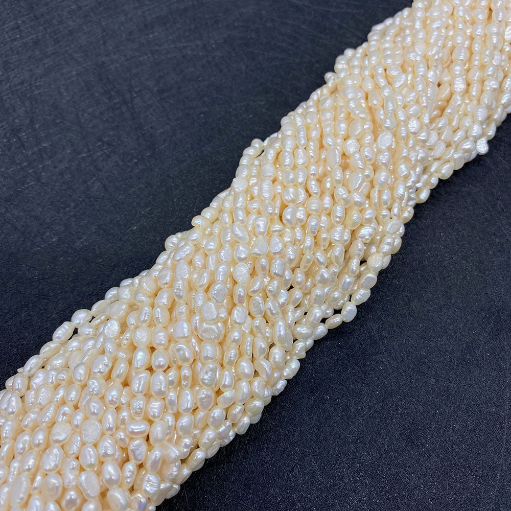 Polished Freshwater Pearl Beads With Smooth Surface And Irregular Craft, Hole Size 6~9.9mm For Jewelry Making