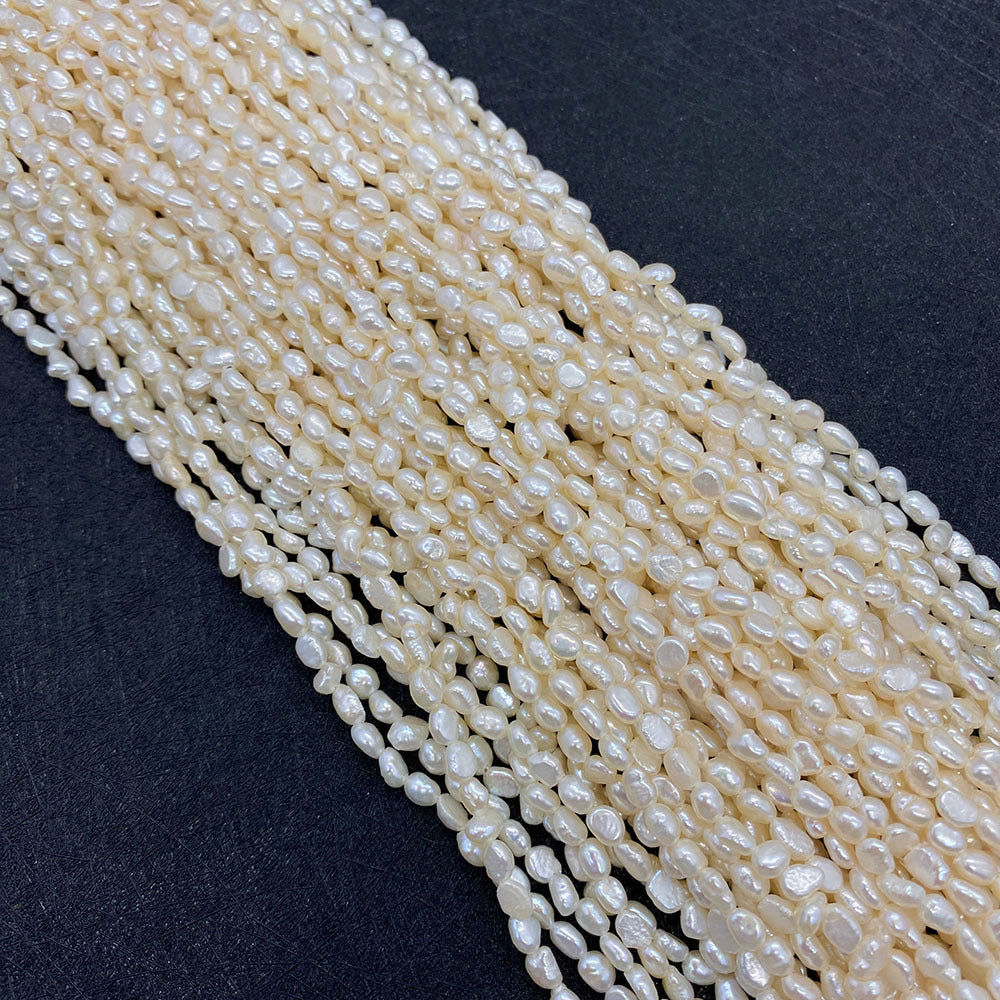 Polished Freshwater Pearl Beads With Smooth Surface And Irregular Craft, Hole Size 6~9.9mm For Jewelry Making