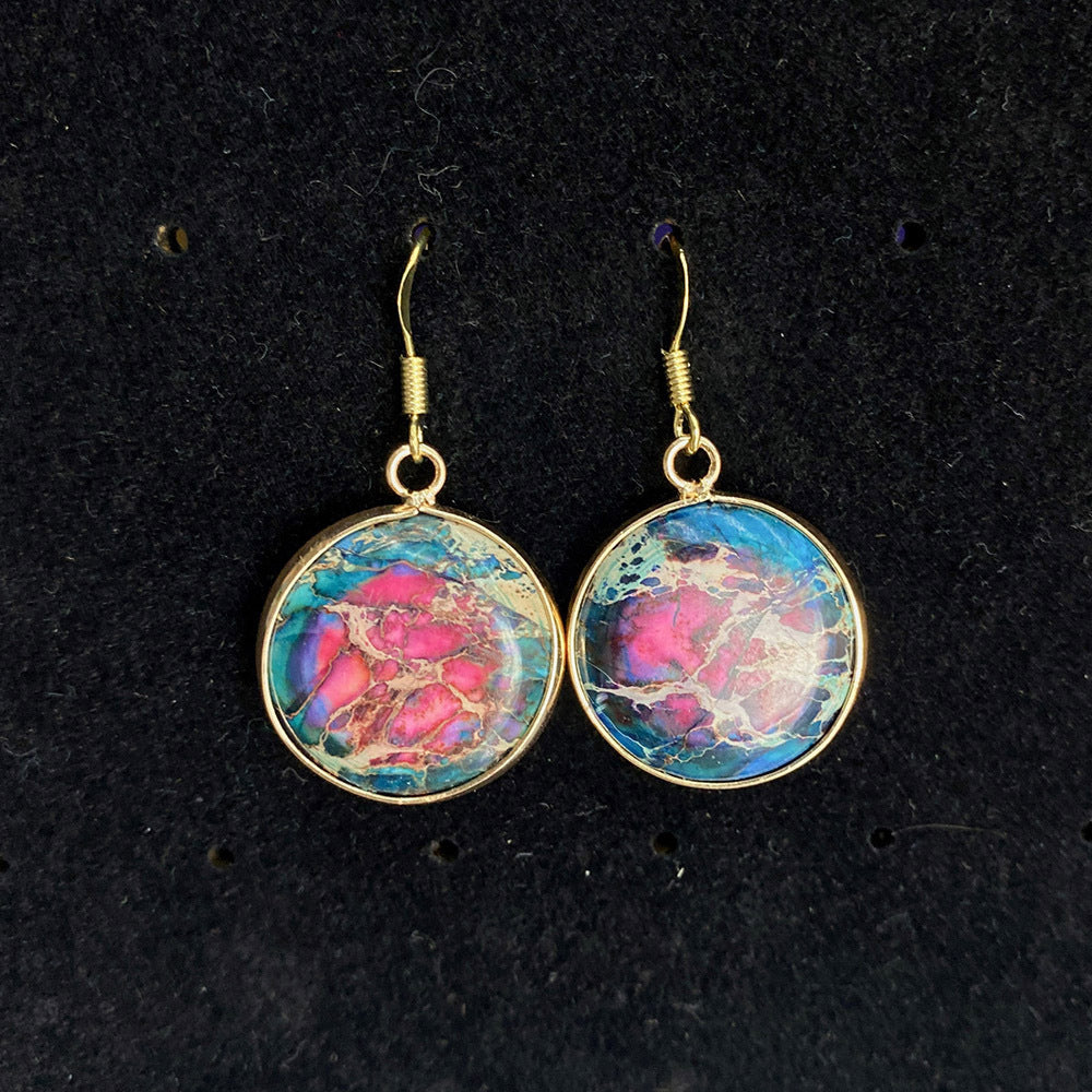 Natural Turquoise Pendant Featuring Carving Craftsmanship With Turquoise Inlay, Available In Unique Colour
