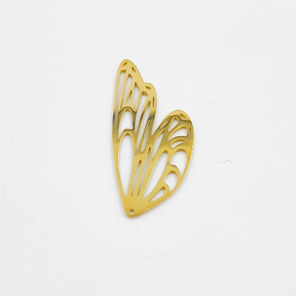 Animal Pendant In Titanium Steel With 18K Real Gold Plated And PVD Coated Electroplated Finish, Steel Color Jewelry Accessories