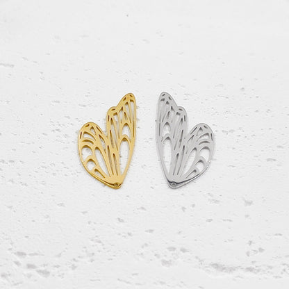 Animal Pendant In Titanium Steel With 18K Real Gold Plated And PVD Coated Electroplated Finish, Steel Color Jewelry Accessories
