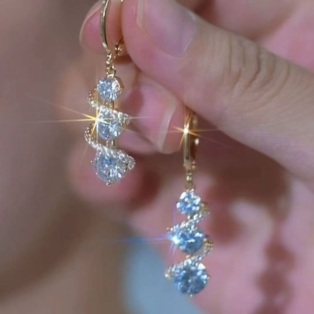 Simple Style Tassel Earrings For Women Featuring Zinc Alloy Ear Pins