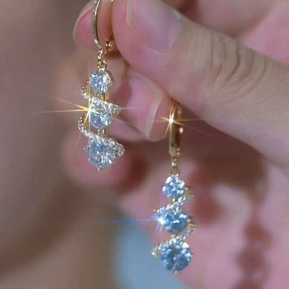 Simple Style Tassel Earrings For Women Featuring Zinc Alloy Ear Pins