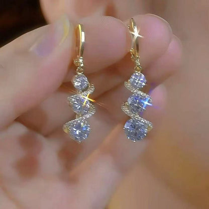 Simple Style Tassel Earrings For Women Featuring Zinc Alloy Ear Pins