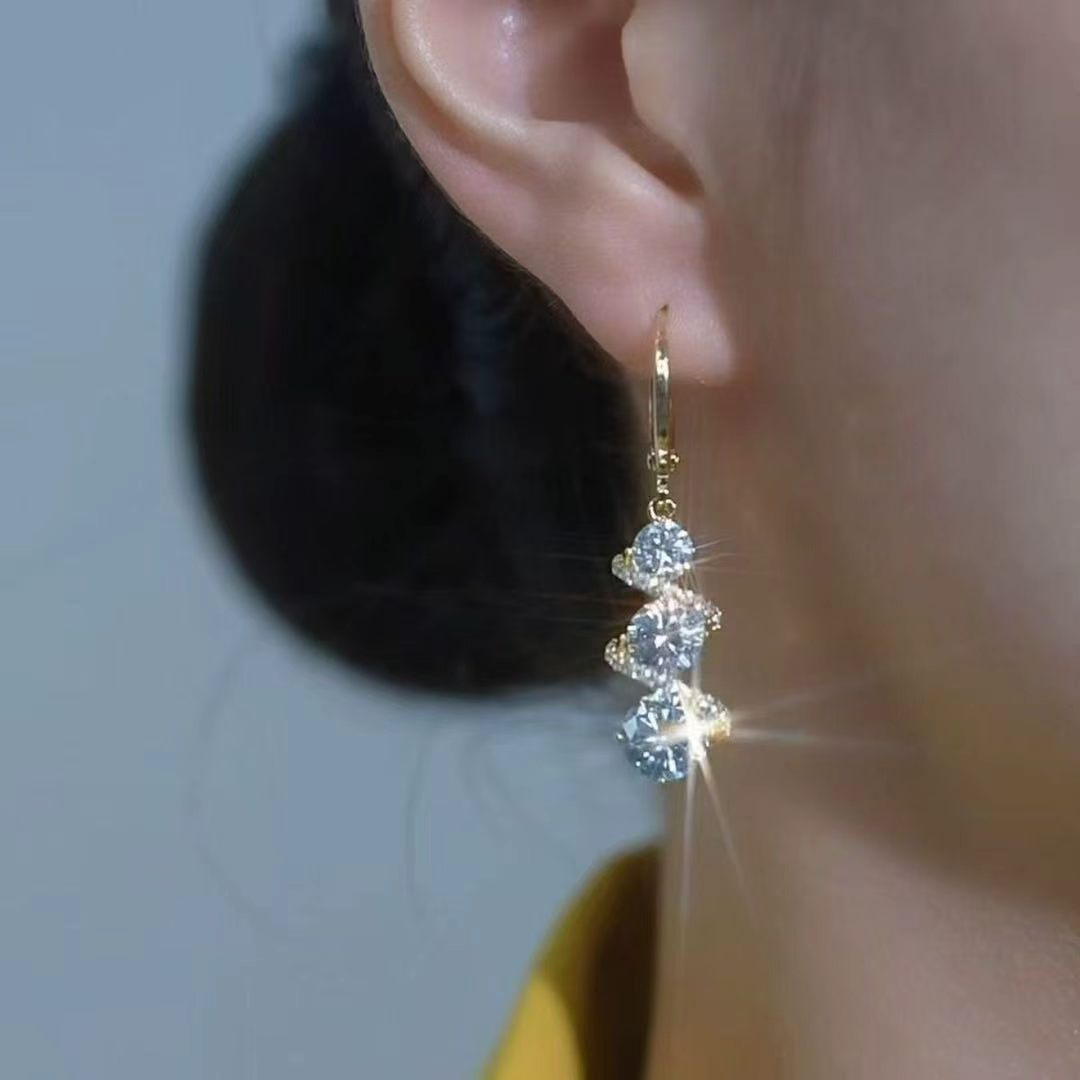 Simple Style Tassel Earrings For Women Featuring Zinc Alloy Ear Pins