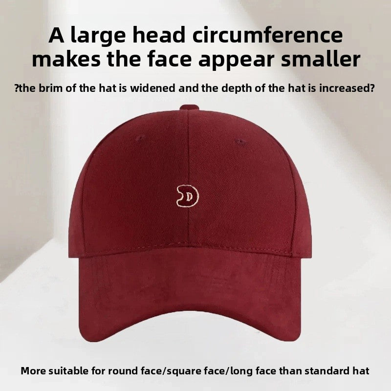 Unisex Simple Style Baseball Cap With Wide Brim Featuring Embroidery And UV Protection In Cotton Material
