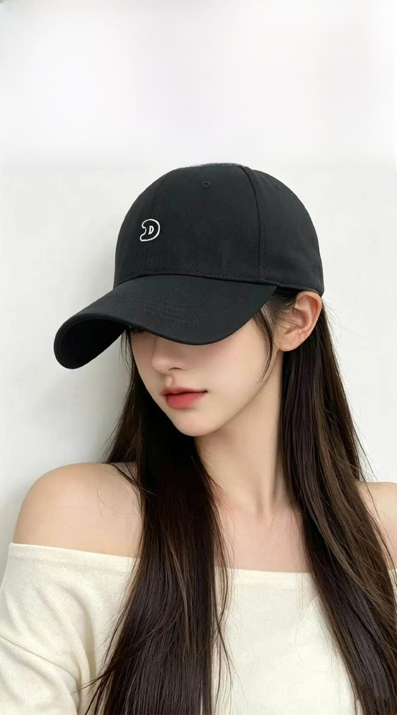 Unisex Simple Style Baseball Cap With Wide Brim Featuring Embroidery And UV Protection In Cotton Material