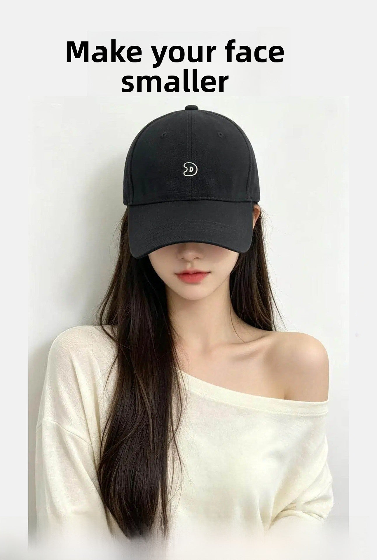 Unisex Simple Style Baseball Cap With Wide Brim Featuring Embroidery And UV Protection In Cotton Material