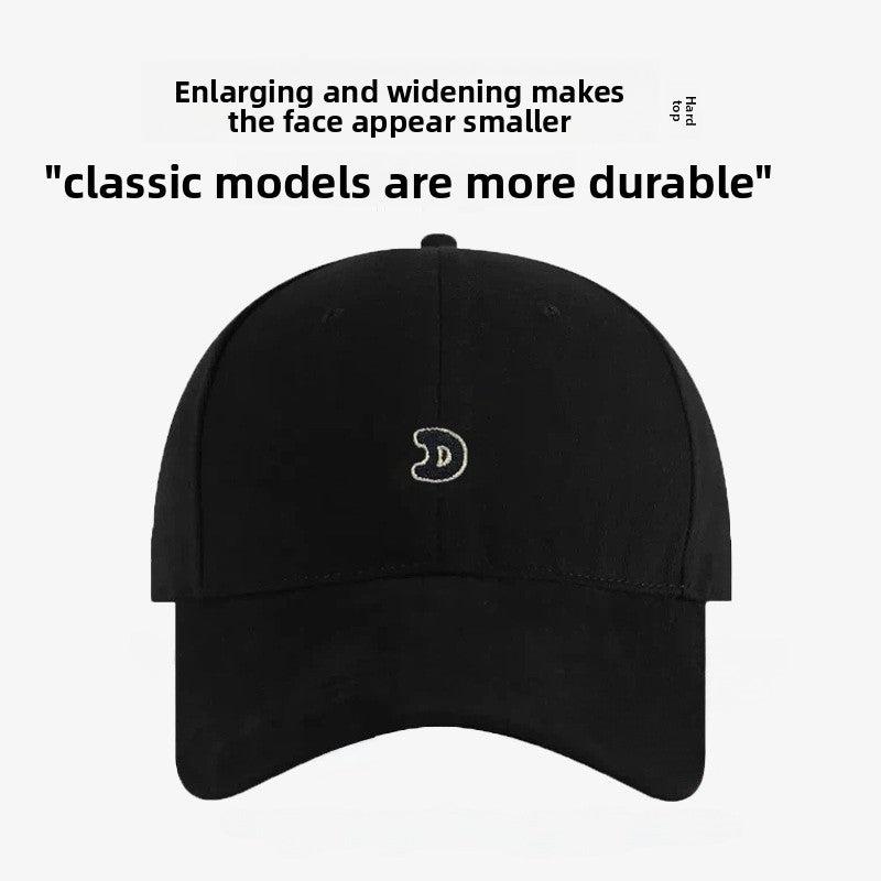 Unisex Simple Style Baseball Cap With Wide Brim Featuring Embroidery And UV Protection In Cotton Material