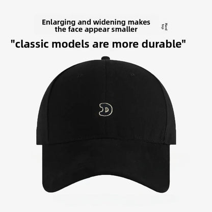 Unisex Simple Style Baseball Cap With Wide Brim Featuring Embroidery And UV Protection In Cotton Material