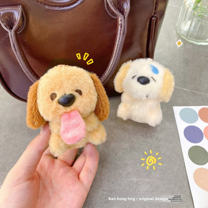 Plush Dog Stuffed Animal Toy, Soft And Cuddly Plush Hanging Keychain