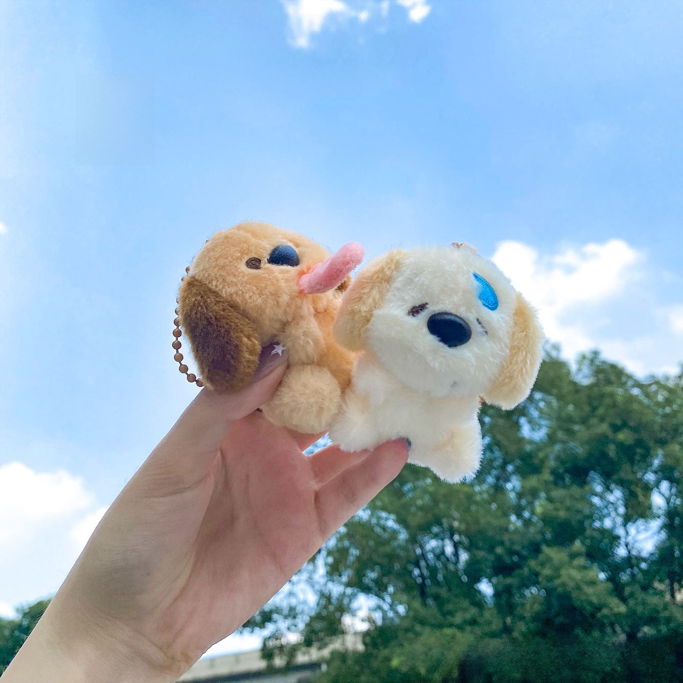 Plush Dog Stuffed Animal Toy, Soft And Cuddly Plush Hanging Keychain