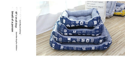 All Seasons Pet Bed With Soft PP Cotton Filling For Comfortable Rest