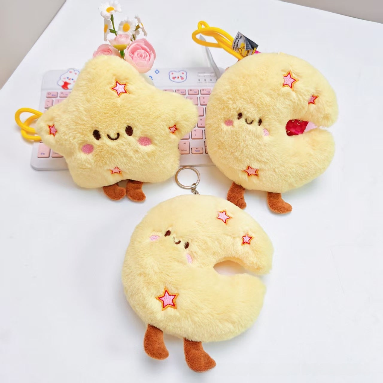 Star Plush Stuffed Animal Toy, Soft And Cuddly Plush Hanging Doll For Kids