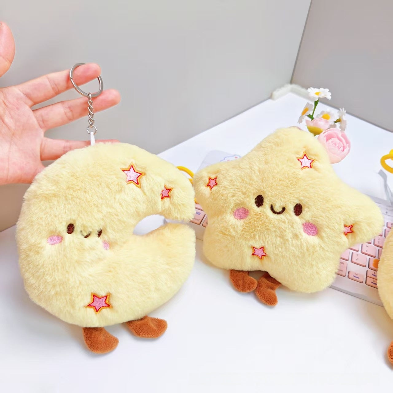 Star Plush Stuffed Animal Toy, Soft And Cuddly Plush Hanging Doll For Kids
