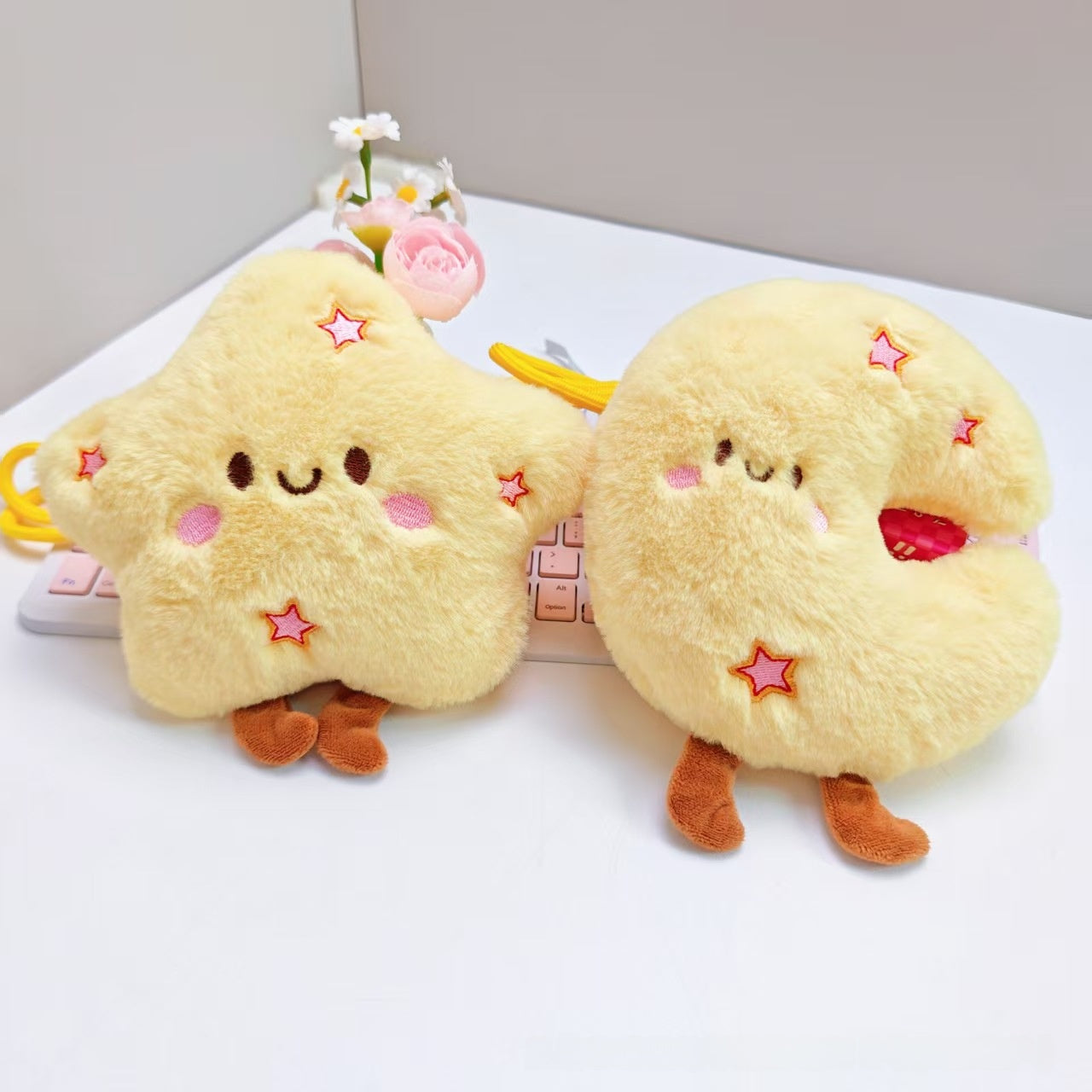 Star Plush Stuffed Animal Toy, Soft And Cuddly Plush Hanging Doll For Kids