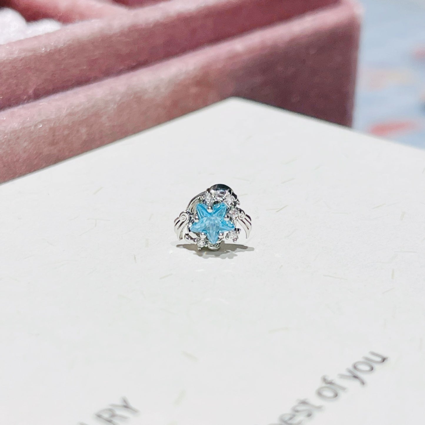 Simple Style Star Ear Cartilage Rings & Studs For Women In White, Crafted From Surgical Steel And Titanium Steel With Zircon Inlay